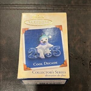 Hallmark Cool Decade Ornament with Blue and White Accents